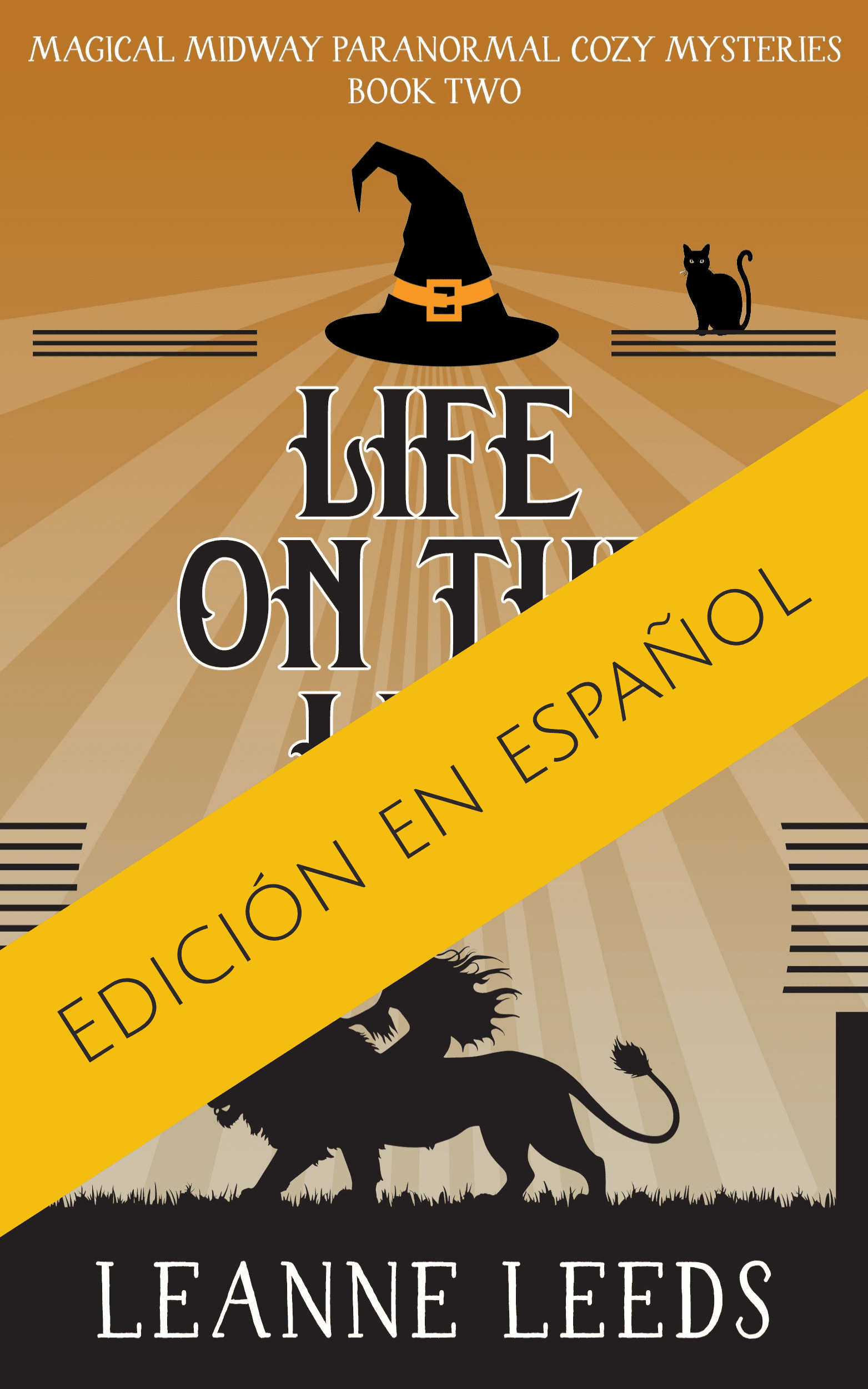 Vida sobre el León (Midway Mágico: Misterios Paranormales Acogedores nº 2) (Spanish Edition)